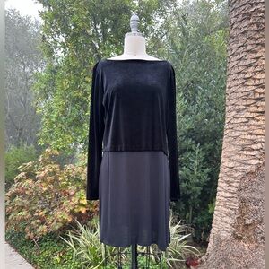 J Jill Wearever Collection velvet tunic - size S